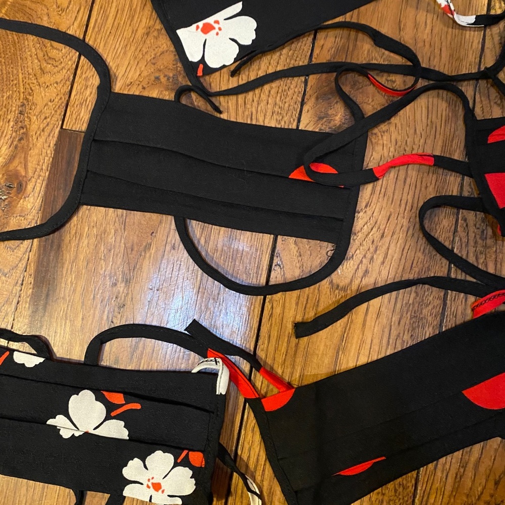 Reformation Floral and Polka Dot Masks!